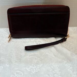 COACH DBL ZIP SLIM ACCORDIAN WALLET